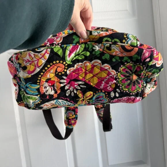 Vera Bradley Disney Parks Midnight With Mickey Campus Backpack Retired RARE - Picture 8 of 16